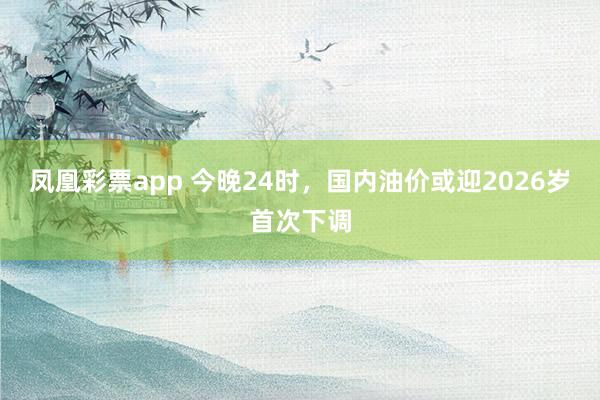 凤凰彩票app 今晚24时，国内油价或迎2026岁首次下调